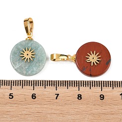 Natürliche Mischedelsteinanhänger&nbsp;G-K385-15G