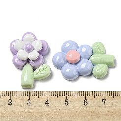 Undurchsichtige Decoden-Cabochons aus Harz&nbsp;RESI-F052-B06