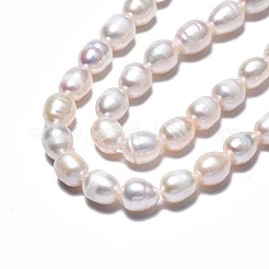 Natürliche kultivierte Süßwasserperlenperlenstränge&nbsp;PEAR-N012-06T