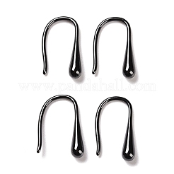 Orecchini pendenti a goccia in ceramica bioceramica ipoallergenica con zirconi&nbsp;EJEW-Z023-05D