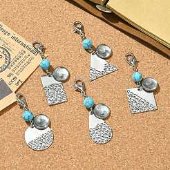 Decorazione pendente in acciaio inossidabile 304&nbsp;HJEW-JM01549