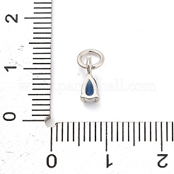 Breloques en laiton avec zircone cubique de micro pave&nbsp;KK-H527-13P-02