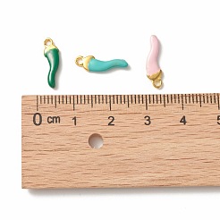 Legierung Emaille Anhänger / charms&nbsp;PALLOY-F259-02G