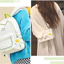 Kit fai da te per realizzare portachiavi in imitazione di omurice&nbsp;DIY-OC0009-36