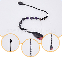2 Stück Wünschelrutenpendel aus Edelstein und Glas&nbsp;PALLOY-FI00004