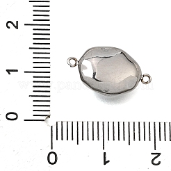 Breloques connecteurs en acier inoxydable 304 et zircon cubique&nbsp;SA-CBADCF0-06P-01