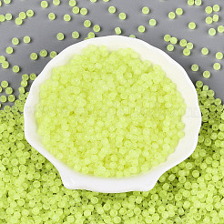 6/0 transparente Innenfarben Glas Saatperlen&nbsp;SEED-N008-08U