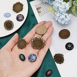 DIY-Set zur Herstellung verstellbarer Ringe mit Edelsteinen&nbsp;DIY-SC0022-29