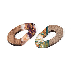 Colgantes de resina opaca y madera de nogal&nbsp;RESI-T060-54M