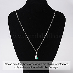 Con accessori in ferro e fermagli a moschettone in acciaio inossidabile 304&nbsp;HJEW-TA0001-03P