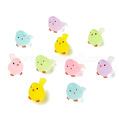 20 pz 10 stili di ornamenti in miniatura di uccelli luminosi&nbsp;DJEW-CJZ0001-006