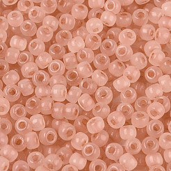 6/0 perles de rocailles en verre de couleurs intérieures transparentes&nbsp;SEED-N008-08M