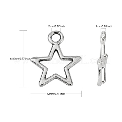 Tibetischen Stil Legierungs Anhänger & Charms&nbsp;K0PGH021
