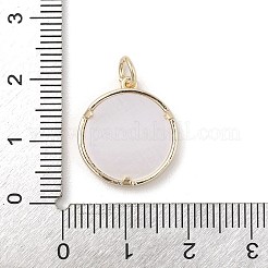 Latón micro pavimenta claro colgantes de circonio cúbico&nbsp;KK-A207-10A-G
