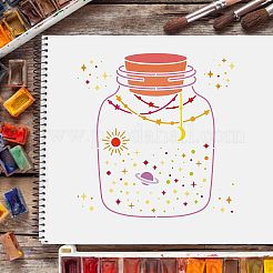 Wiederverwendbare Zeichenschablonen aus Kunststoff&nbsp;DIY-WH0172-439