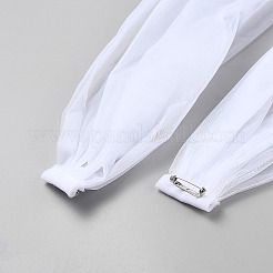 Chales de encaje de novia de nailon&nbsp;AJEW-WH20018-312B