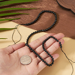 1 brin de perles de shungite naturelle&nbsp;G-TA0003-34A