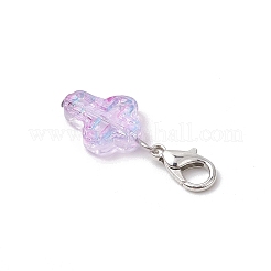 Décorations suspendues en forme de croix en verre transparent&nbsp;HJEW-JM03349-01