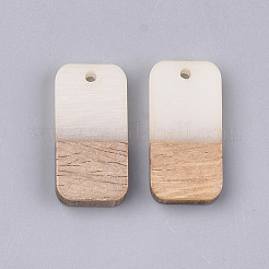 Pendentifs en bois de résine et de noyer&nbsp;RESI-S358-11E