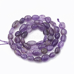 Natürlichen Amethyst Perlen Stränge&nbsp;X-G-S331-6x8-005