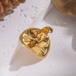 Anillos abiertos de acero inoxidable 304 para mujer&nbsp;SM8613