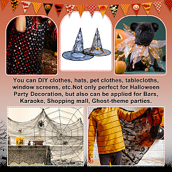 Halloween bronzierender Polyesterstoff&nbsp;OCOR-WH0067-99