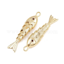 Ottone micro spianare pendenti zirconi&nbsp;X-KK-A269-01C-G