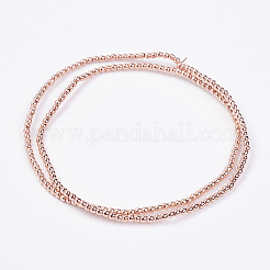 Non magnetici fili di perline di ematite sintetico&nbsp;G-P262-20-2mm-RRG