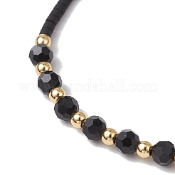 6 bracelet en perles de verre tressées&nbsp;BJEW-JB11419