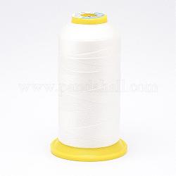 Hilo de coser de nylon, blanco, 0.4mm, aproximamente 400 m / rollo