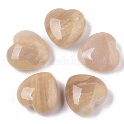 Pietre curative di avventurina rosa naturale, pietre d'amore del cuore, pietre di palma tascabili per il bilanciamento del reiki, 29~30x30~31x12~15mm