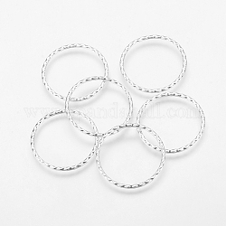 Anellini in lega stile tibetano, anello, argento antico,  cadmio& piombo libero, 30x2mm, diametro interno: 26mm