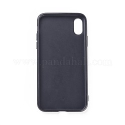 DIY Blank Silicone Smartphone Case, Fit for iPhoneX(5.8 inch), Frosted, For DIY Epoxy Resin Pouring Phone Case, Black, 14.5x7x0.9cm