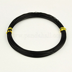 Aluminum Wires, Black, 1.0mm, about 10m/roll
