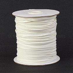 Umweltfreundliche koreanische gewachste Polyesterschnur, weiß, 1.5 mm, ca. 169.51~174.98 Yard (155~160m)/Rolle