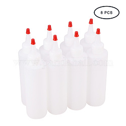 Des bouteilles en plastique de colle, blanc, 14.7x0.5 cm