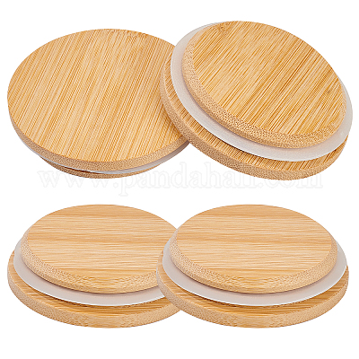 Solid Bamboo Jar Lid