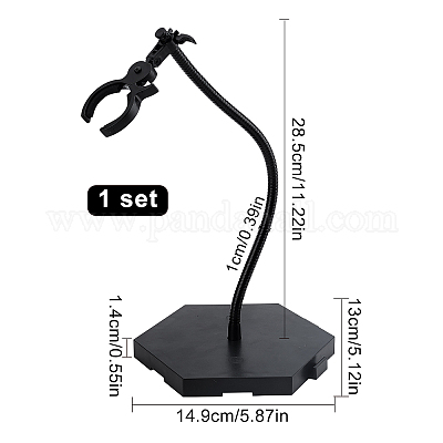 1/12 Action Figure Stand Metal Flexible Adjustable Display Holder Base  Model