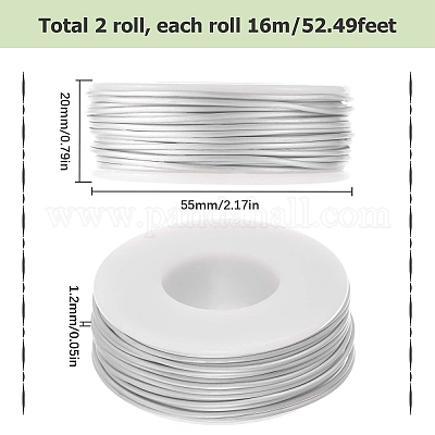2 Rolle matter Aluminiumdraht&nbsp;AW-SC0001-01-1