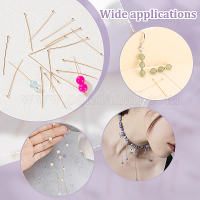 Wholesale PH PandaHall 6 Styles Head Pin Needles 