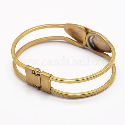 Accessoire de bricolage de bracelet en laiton&nbsp;KK-G315-01-1