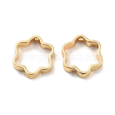 Telai di perline in ottone placcate in rack&nbsp;KK-WH0084-02G-01-1