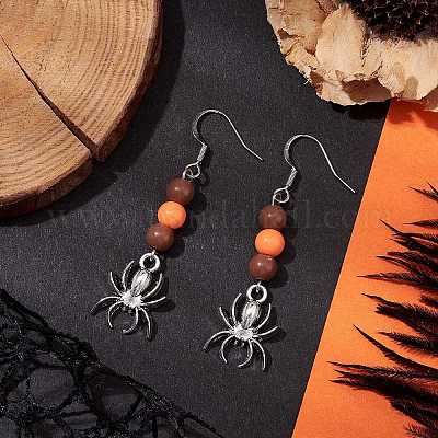 Orecchini pendenti in ottone&nbsp;EJEW-JE06037-1