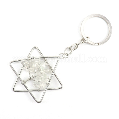 Edelstein-Schlüsselanhänger&nbsp;PW-WG361CF-01-1
