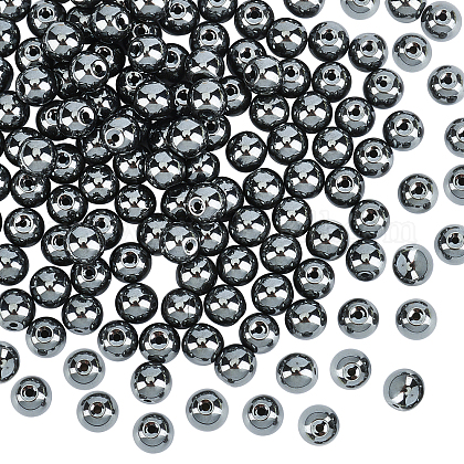 Olycraft Non-magnetic Synthetic Hematite Beads Strands G-OC0001-65-6mm-1