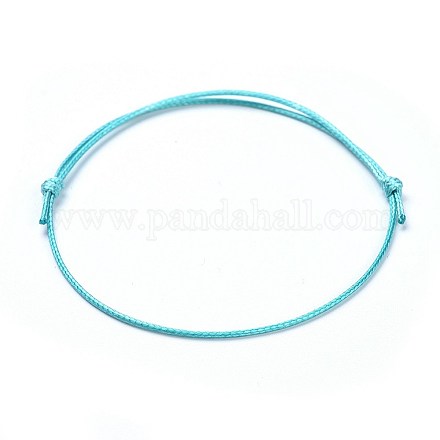 Fabrication de bracelet en corde de polyester ciré coréen écologiques BJEW-JB04256-10-1