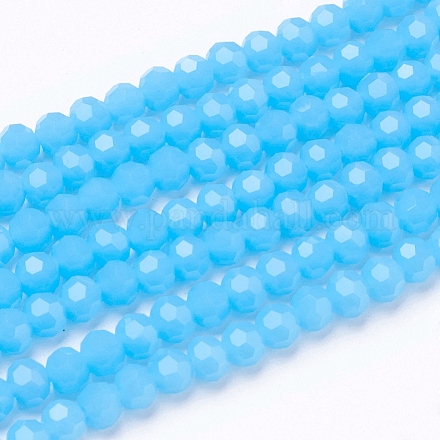 Imitation Jade Glass Beads Strands EGLA-J042-4mm-27-1