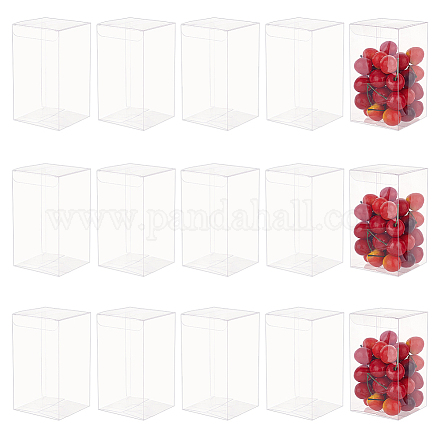 Benecreat rechteckige transparente Kunststoff-PVC-Box als Geschenkverpackung CON-BC0007-11C-1