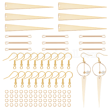 ARRICRAFT DIY Geometry Dangle Earring Making Kit FIND-AR0002-13-1
