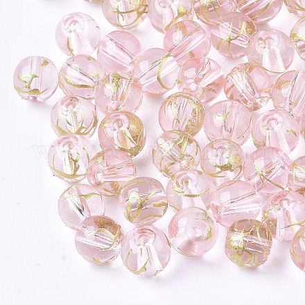 Drawbench Transparent Glass Beads GLAD-Q017-01J-8mm-1